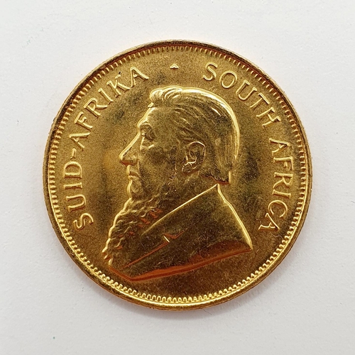 863 - A gold half Krugerrand, 1982