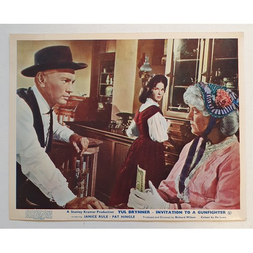 216 - Assorted Lobby Cards, 20.32 x 25.4 cm, including Invitation to a Gunfighter, Manuela, His Affair, So... 