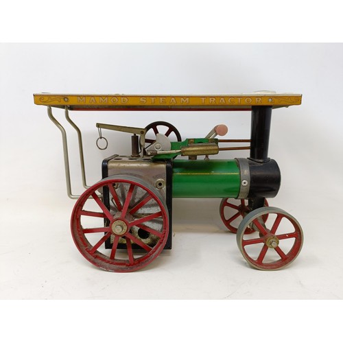 410 - A Wilesco steam engine, boxed, and a Mamod steam engine (2)