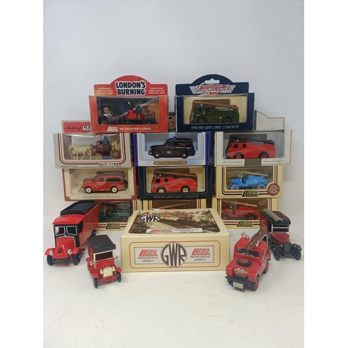 432 - Assorted Days Gone By die-cast trucks, and other makes, mostly boxed (box)