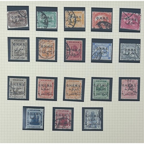 12 - Egypt - 1866-1940s, a fine used collection in an album in a high degree of completion with several s... 