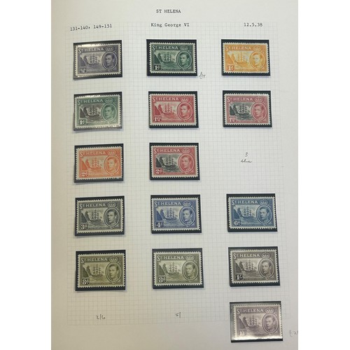 14 - St. Helena - QV-QE2 useful collection in album with better sets and values, with 1890 set (less 2d),... 