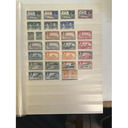 44 - Gibraltar - QV-GVI collection on stockcards with useful QV values incl. overprints on Bermuda, GV va... 