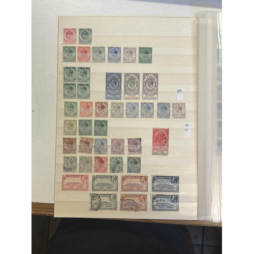 44 - Gibraltar - QV-GVI collection on stockcards with useful QV values incl. overprints on Bermuda, GV va... 