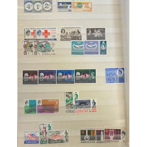 46 - Gibraltar - Fine QE2 collection on stockcards with 1953 set to £1 plus used £10/- and £1, 1960 set t... 