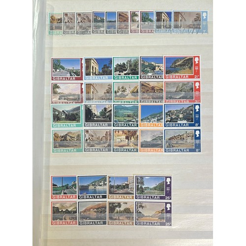 46 - Gibraltar - Fine QE2 collection on stockcards with 1953 set to £1 plus used £10/- and £1, 1960 set t... 