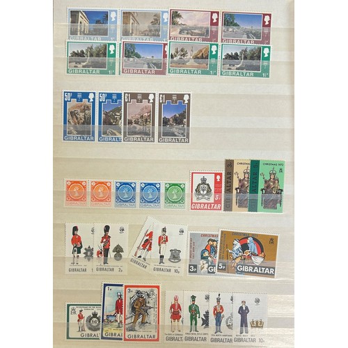 46 - Gibraltar - Fine QE2 collection on stockcards with 1953 set to £1 plus used £10/- and £1, 1960 set t... 