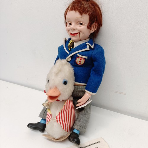 463 - A c.1960's Tich and Quackers ventriloquist dummy, with instructions, 38 cm high