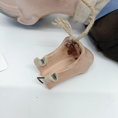 469 - A Charlie McCarthy puppet, with detached lower jaw, 58 cm high