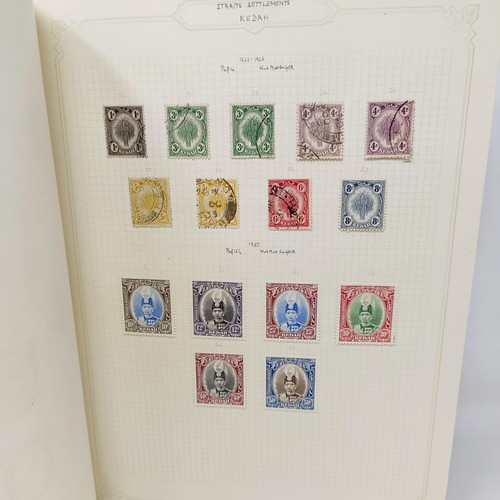 5 - A good Simplex stamp album of Commonwealth stamps, QVR onwards, including Malaya, Straits Settlement... 