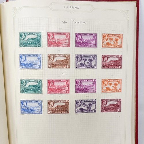 5 - A good Simplex stamp album of Commonwealth stamps, QVR onwards, including Malaya, Straits Settlement... 