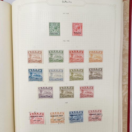 5 - A good Simplex stamp album of Commonwealth stamps, QVR onwards, including Malaya, Straits Settlement... 