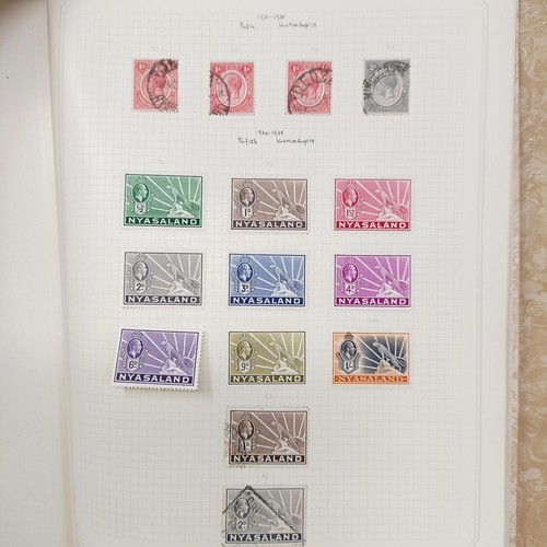 5 - A good Simplex stamp album of Commonwealth stamps, QVR onwards, including Malaya, Straits Settlement... 