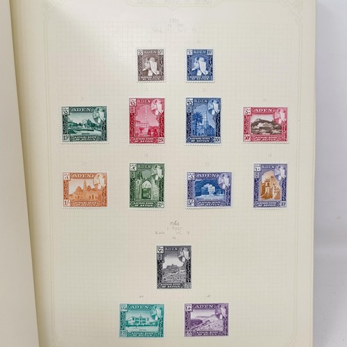 6 - A good Simplex stamp album of Commonwealth stamps, QVR onwards, including Aden, Antigua, Barbados, a... 