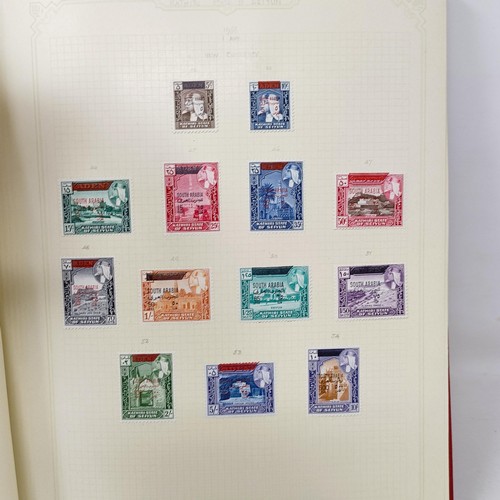 6 - A good Simplex stamp album of Commonwealth stamps, QVR onwards, including Aden, Antigua, Barbados, a... 