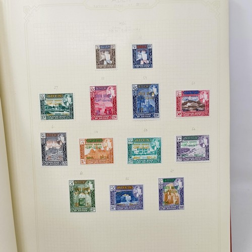 6 - A good Simplex stamp album of Commonwealth stamps, QVR onwards, including Aden, Antigua, Barbados, a... 