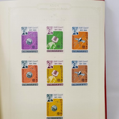 6 - A good Simplex stamp album of Commonwealth stamps, QVR onwards, including Aden, Antigua, Barbados, a... 