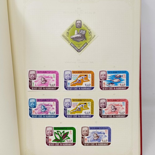 6 - A good Simplex stamp album of Commonwealth stamps, QVR onwards, including Aden, Antigua, Barbados, a... 