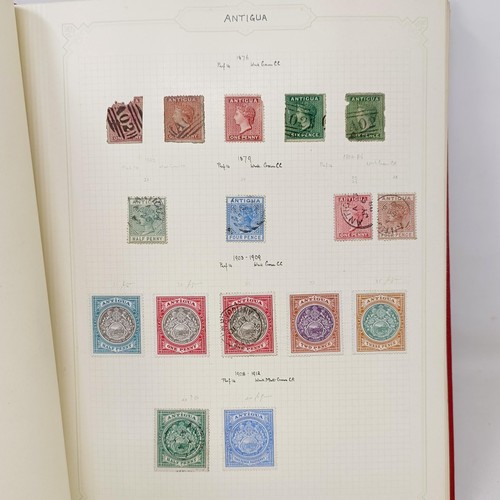 6 - A good Simplex stamp album of Commonwealth stamps, QVR onwards, including Aden, Antigua, Barbados, a... 