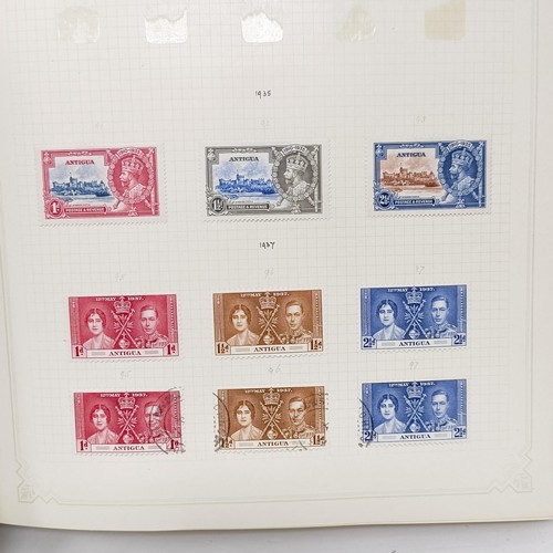 6 - A good Simplex stamp album of Commonwealth stamps, QVR onwards, including Aden, Antigua, Barbados, a... 