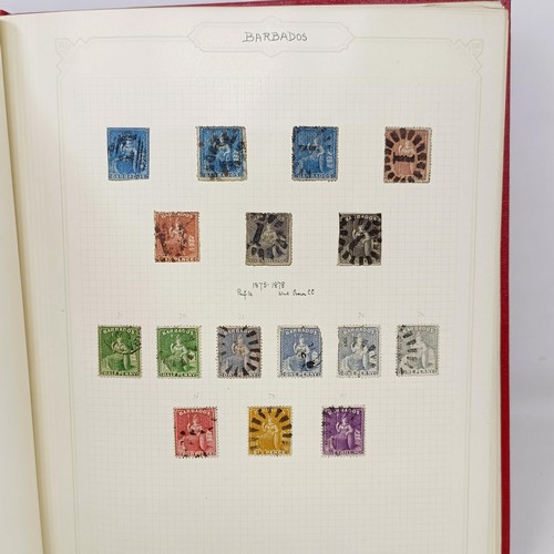 6 - A good Simplex stamp album of Commonwealth stamps, QVR onwards, including Aden, Antigua, Barbados, a... 