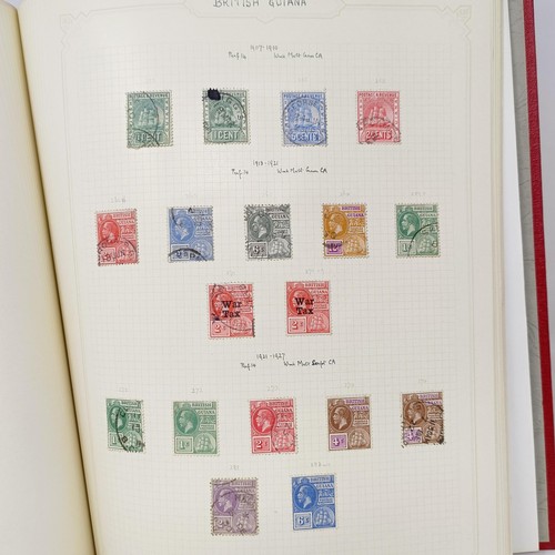 6 - A good Simplex stamp album of Commonwealth stamps, QVR onwards, including Aden, Antigua, Barbados, a... 