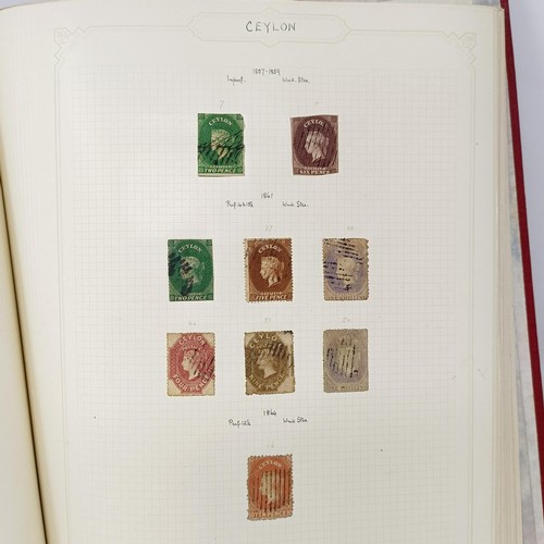 7 - A good Simplex stamp album of Commonwealth stamps, QVR onwards, including Australia, Canada, Ceylon,... 