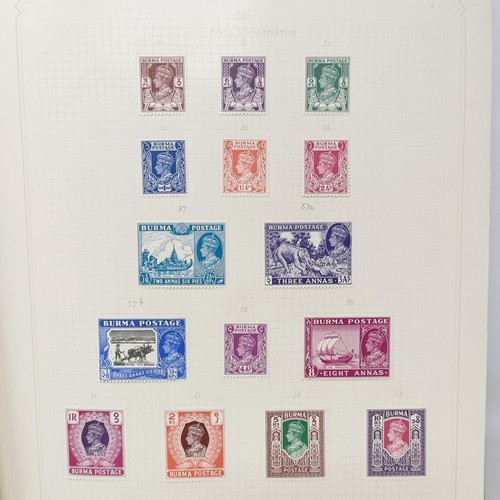 8 - A good Simplex stamp album of Commonwealth stamps, including QVR onwards, including Burma, Cape of G... 