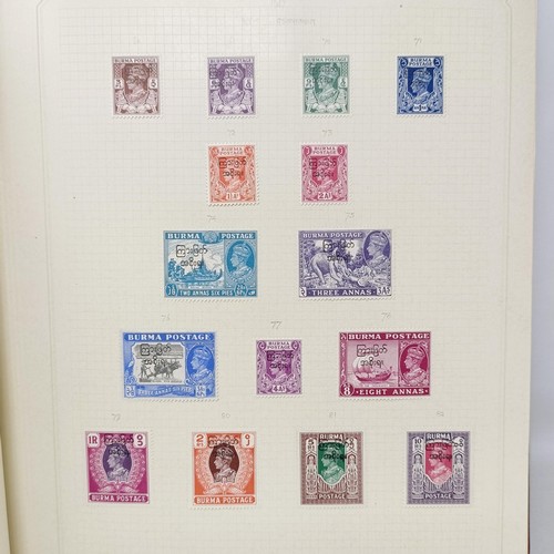 8 - A good Simplex stamp album of Commonwealth stamps, including QVR onwards, including Burma, Cape of G... 