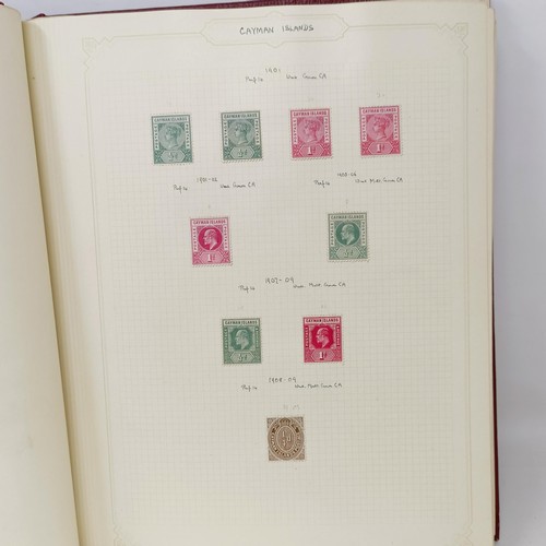 8 - A good Simplex stamp album of Commonwealth stamps, including QVR onwards, including Burma, Cape of G... 