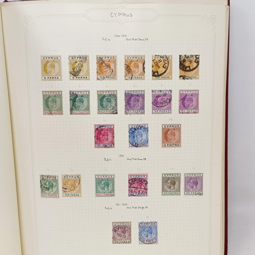 8 - A good Simplex stamp album of Commonwealth stamps, including QVR onwards, including Burma, Cape of G... 