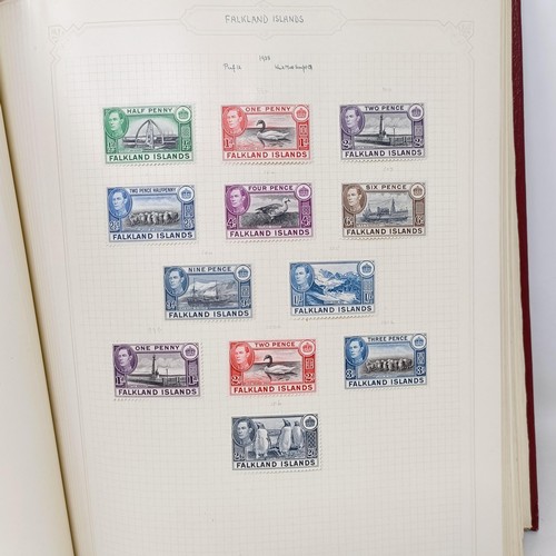 8 - A good Simplex stamp album of Commonwealth stamps, including QVR onwards, including Burma, Cape of G... 