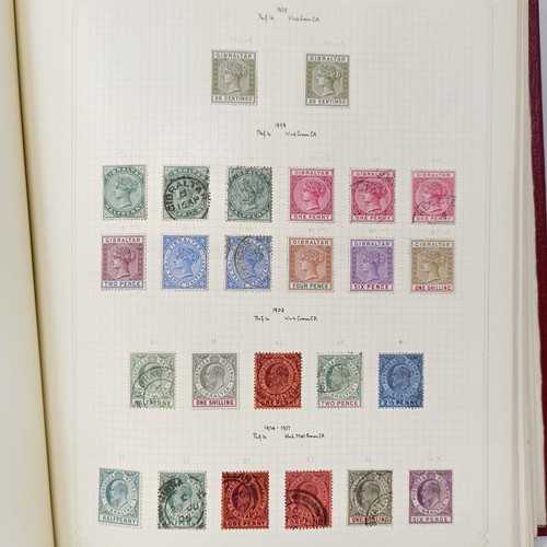 8 - A good Simplex stamp album of Commonwealth stamps, including QVR onwards, including Burma, Cape of G... 