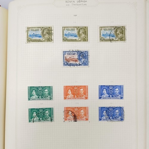 8 - A good Simplex stamp album of Commonwealth stamps, including QVR onwards, including Burma, Cape of G... 