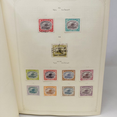 9 - A good Simplex stamp album of Commonwealth stamps, QVR onwards, including Orang Free State, Palestin... 