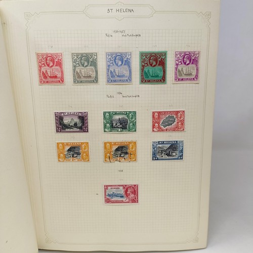 9 - A good Simplex stamp album of Commonwealth stamps, QVR onwards, including Orang Free State, Palestin... 