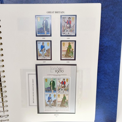 29 - Five Windsor stamp albums, QEIIR 1952 onwards, including commemoratives, booklets, and mini-sheets (... 