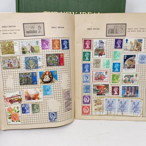 33 - A New Ideal postage stamp album of world stamps, including a Postal Union Congress, 1929 £1 stamp, u... 