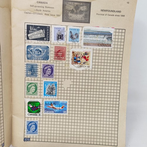 33 - A New Ideal postage stamp album of world stamps, including a Postal Union Congress, 1929 £1 stamp, u... 