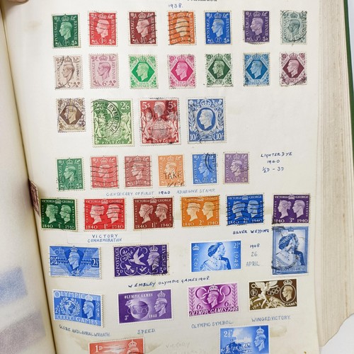 33 - A New Ideal postage stamp album of world stamps, including a Postal Union Congress, 1929 £1 stamp, u... 