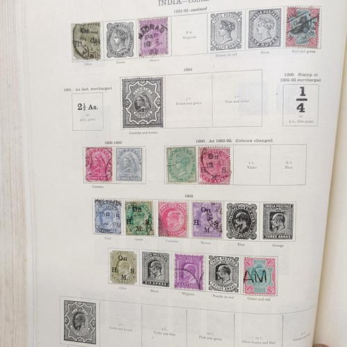 33 - A New Ideal postage stamp album of world stamps, including a Postal Union Congress, 1929 £1 stamp, u... 