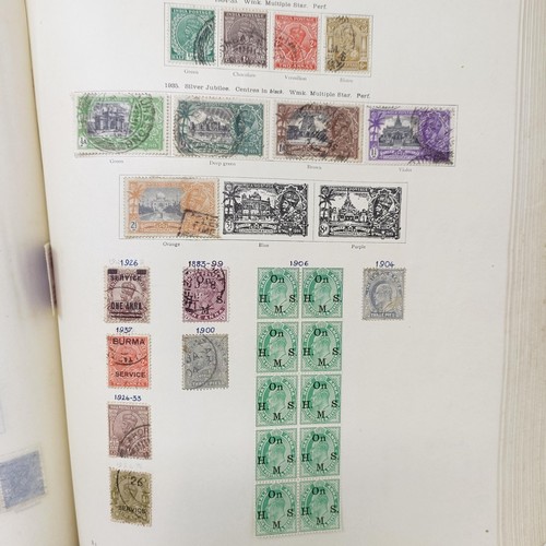 33 - A New Ideal postage stamp album of world stamps, including a Postal Union Congress, 1929 £1 stamp, u... 