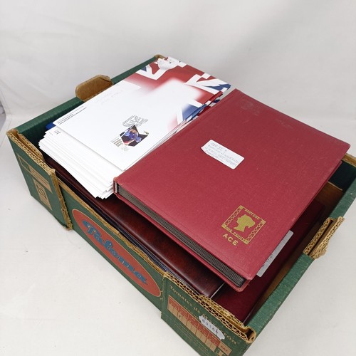 55 - Two albums of silk issue first day covers, no 101-109, London 2012 Olympic Gold Medal Winners first ... 