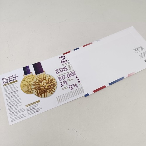 55 - Two albums of silk issue first day covers, no 101-109, London 2012 Olympic Gold Medal Winners first ... 