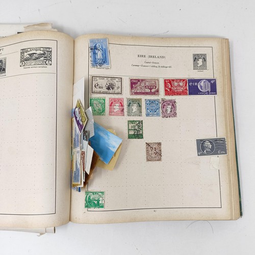 57 - An Imperial album of world stamps, a similar Viceroy album, and other assorted stamps, in albums and... 