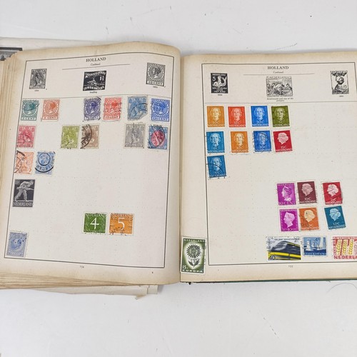 57 - An Imperial album of world stamps, a similar Viceroy album, and other assorted stamps, in albums and... 