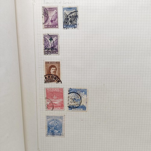 58 - A group of assorted world stamps, in two albums, others loose, and assorted presentation packs (box)