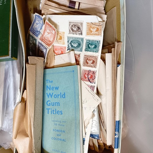 59 - Assorted world stamps, and a small group of first day covers, mostly loose (2 boxes)