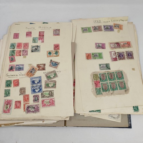 59 - Assorted world stamps, and a small group of first day covers, mostly loose (2 boxes)