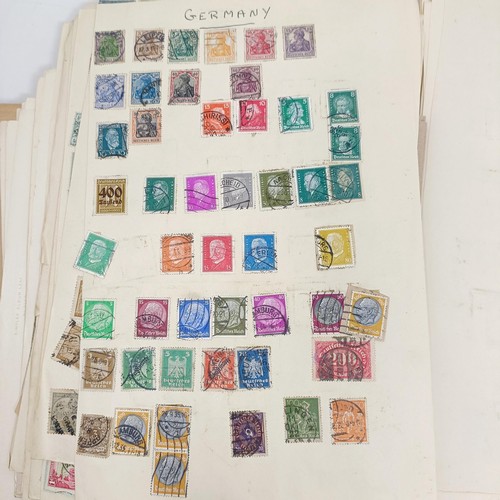 59 - Assorted world stamps, and a small group of first day covers, mostly loose (2 boxes)